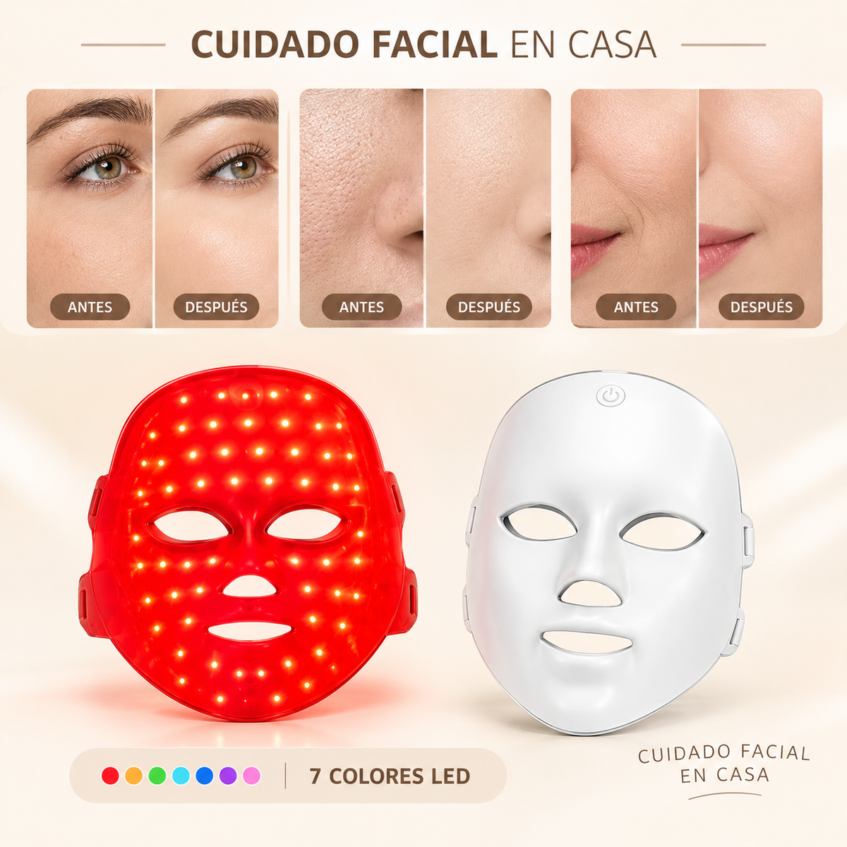 Mascarilla LED Facial